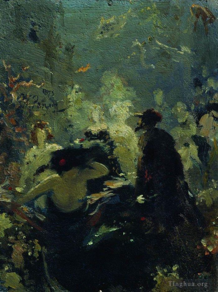 Ilya Repin Ölgemälde - Sadko im Unterwasserreich 1875