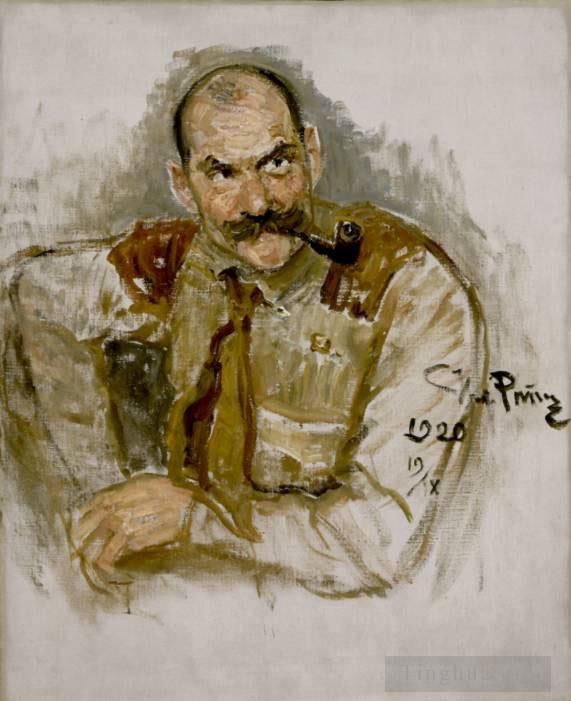 Ilya Repin Andere Malerei - Ein Gallen Kallelan muotokuva Russischer Realismus
