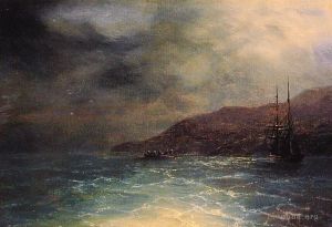 Ivan Konstantinovich Aivazovsky Werk - Nächtliche Meereslandschaft