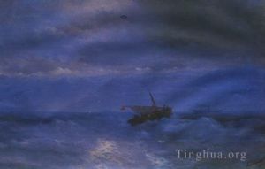 Ivan Konstantinovich Aivazovsky Werk - Kaukasus vom Meer aus 189IBI