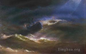Ivan Konstantinovich Aivazovsky Werk - Maria im Sturm 1892IBI Meereslandschaft