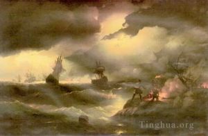 Ivan Konstantinovich Aivazovsky Werk - Peter 1846IBI Meereslandschaft