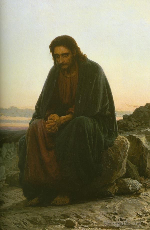 Ivan Kramskoi Ölgemälde - Christus