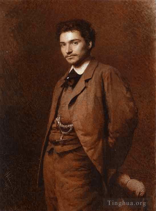 Ivan Kramskoi Ölgemälde - Porträt des Künstlers Feodor Wassiljew