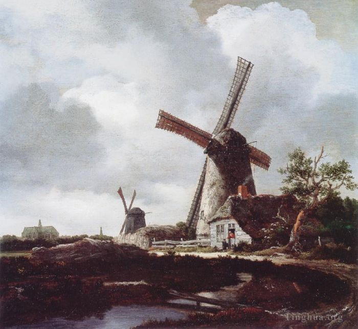 Jacob van Ruisdael Ölgemälde - Mühlen