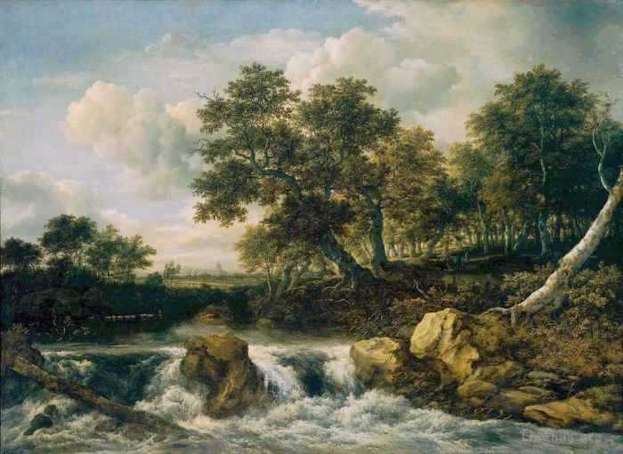 Jacob van Ruisdael Ölgemälde - Montieren