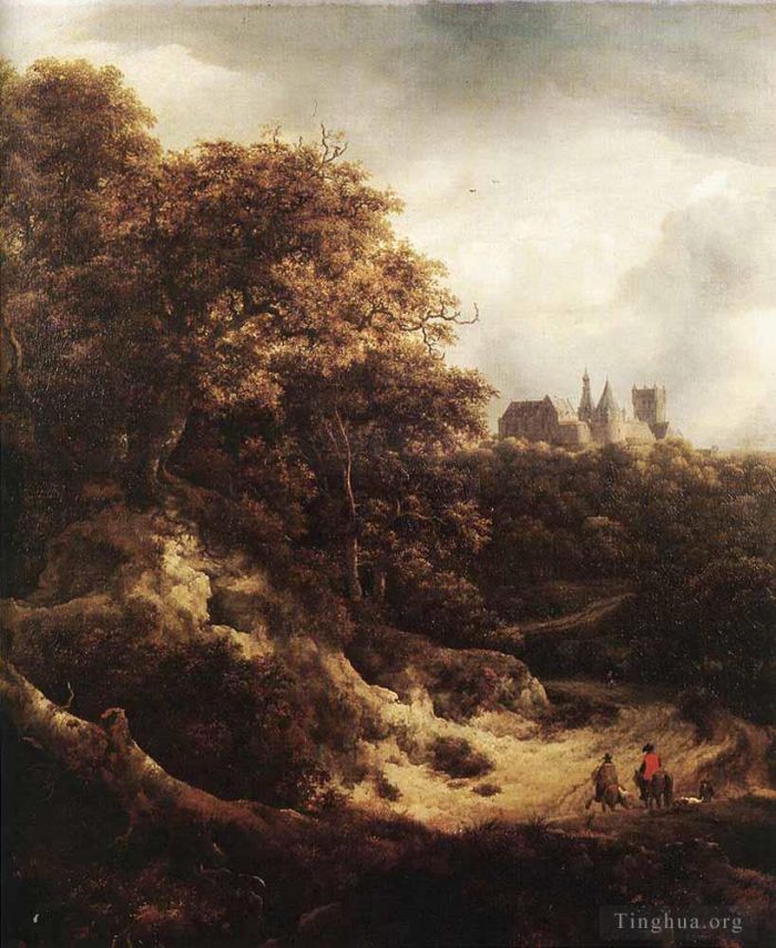 Jacob van Ruisdael Ölgemälde - Das Schloss in Bentheim