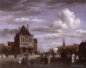 Jacob van Ruisdael Werk - Der Dam-Platz in Amsterdam