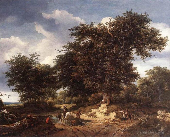 Jacob van Ruisdael Ölgemälde - Die Große Eiche