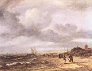 Jacob van Ruisdael Werk - Die Küste von Egmond an Zee