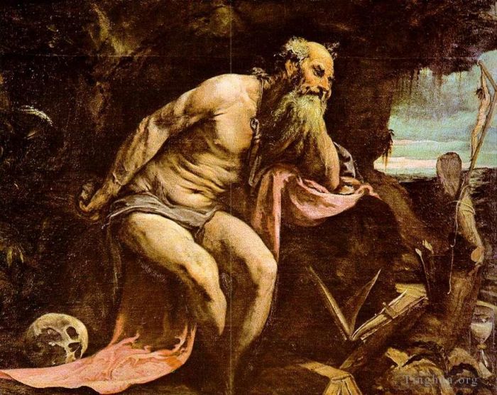 Jacopo Bassano Ölgemälde - Der heilige Hieronymus