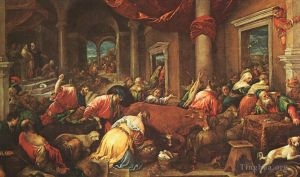 Jacopo Bassano Werk - Die Reinigung des Tempels