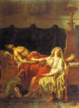 Jacques-Louis David Werk - Andromache trauert um Hector cgf