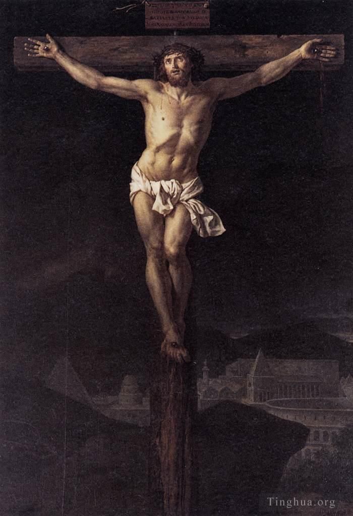 Jacques-Louis David Ölgemälde - Christus am Kreuz