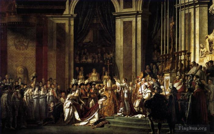 Jacques-Louis David Ölgemälde - Weihe Kaiser Napoleons I. und Krönung Kaiserin Josephins