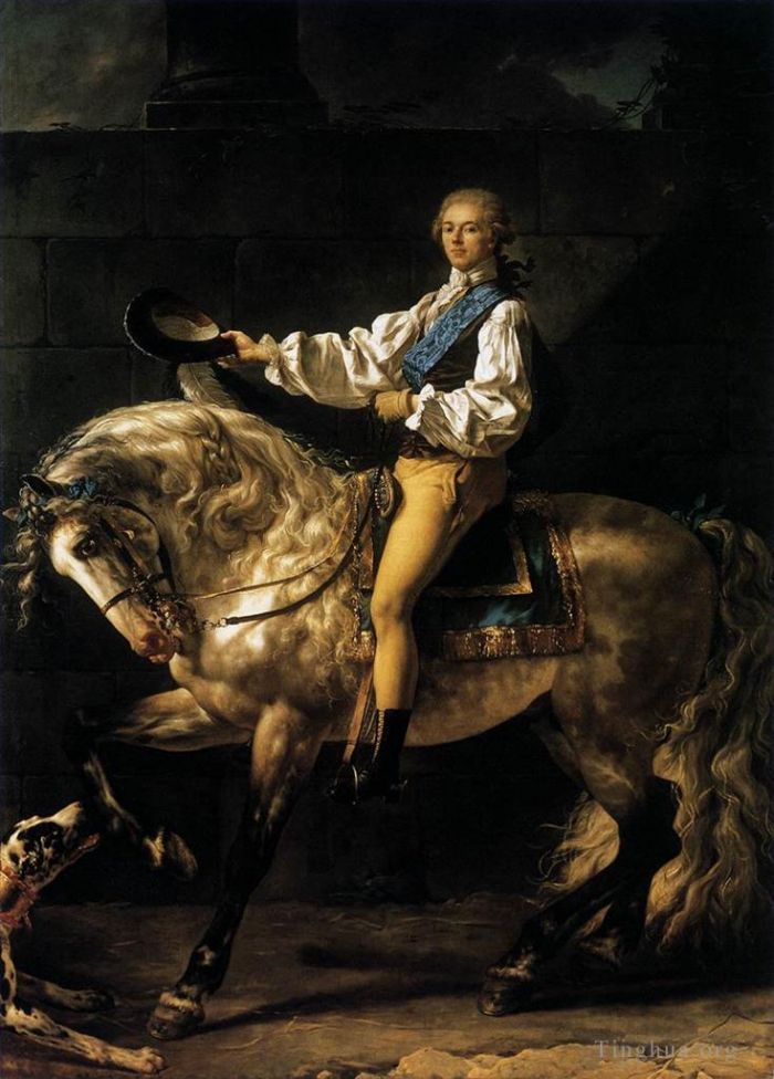 Jacques-Louis David Ölgemälde - Graf Potocki