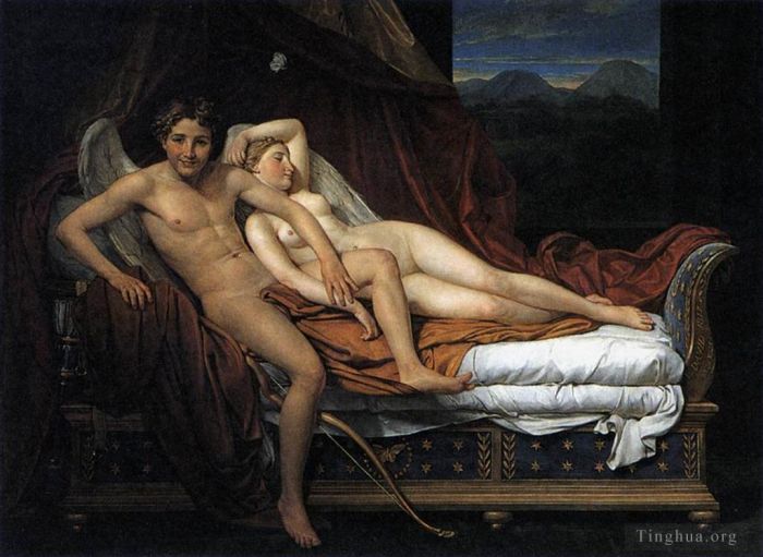 Jacques-Louis David Ölgemälde - Amor und Psyche