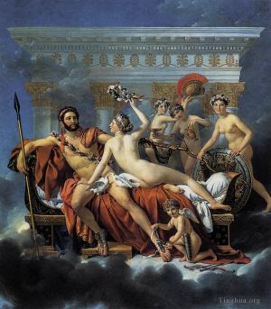 Jacques-Louis David Werk - Der Mars wird von Venus und den drei Grazien entwaffnet