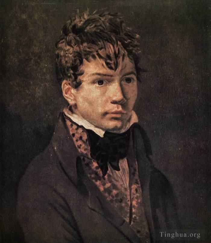 Jacques-Louis David Ölgemälde - Porträt Ingres
