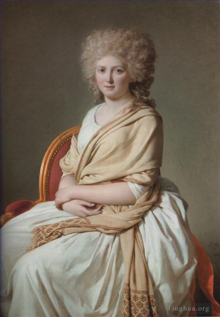 Jacques-Louis David Ölgemälde - Porträt von Anne Marie Louise Thelusson