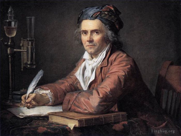 Jacques-Louis David Ölgemälde - Porträt von Doktor Alphonse Leroy