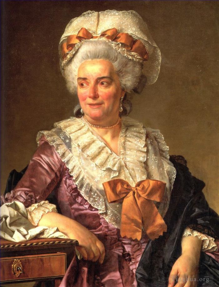 Jacques-Louis David Ölgemälde - Porträt von Genevieve Jacqueline Pecoul