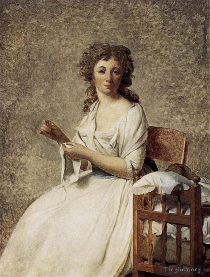 Jacques-Louis David Ölgemälde - Porträt von Madame Adelaide Pastoret
