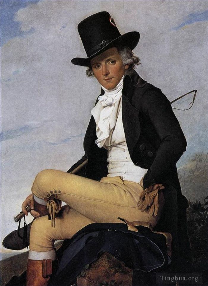 Jacques-Louis David Ölgemälde - Porträt von Pierre Seriziat