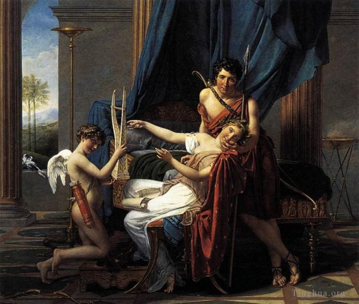 Jacques-Louis David Ölgemälde - Sappho und Phaon