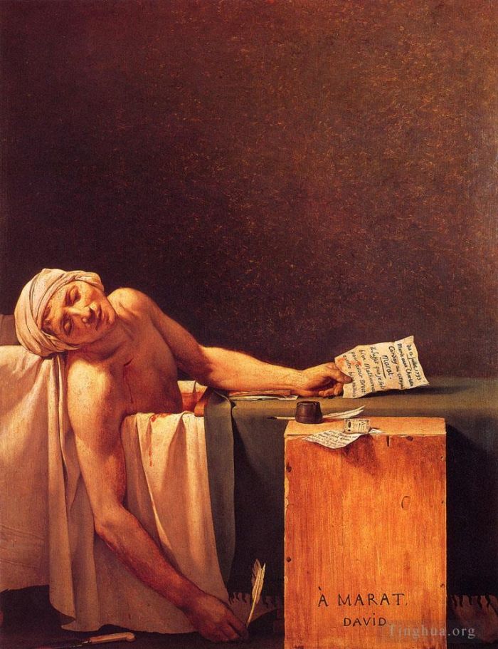 Jacques-Louis David Ölgemälde - Der Tod von Marat