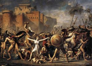 Jacques-Louis David Werk - Die Intervention der Sabinerinnen