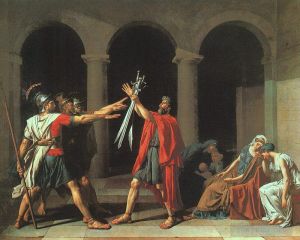 Jacques-Louis David Werk - Der Eid der Horatier cgf