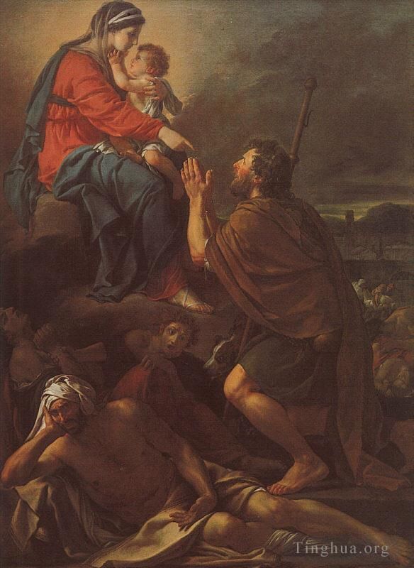 Jacques-Louis David Ölgemälde - Saint Roch CGF