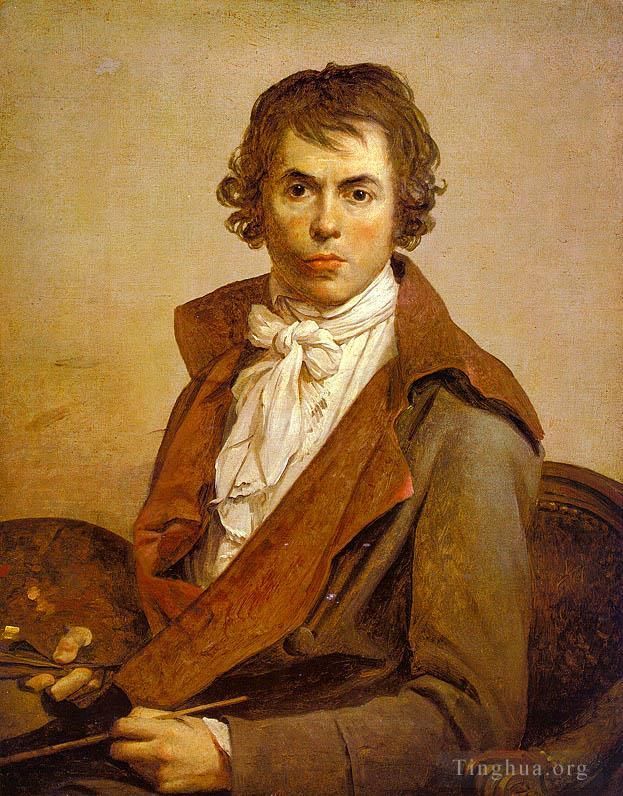 Jacques-Louis David Ölgemälde - Selbstporträt cgf