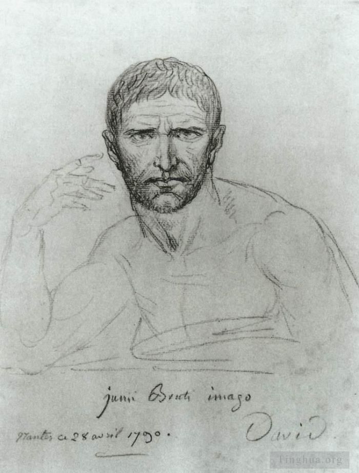 Jacques-Louis David Andere Malerei - Brutus