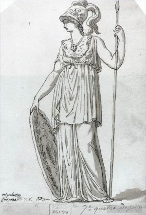 Jacques-Louis David Werk - Minerva