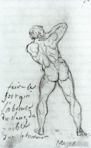 Jacques-Louis David Werk - Studie nach Michelangelo