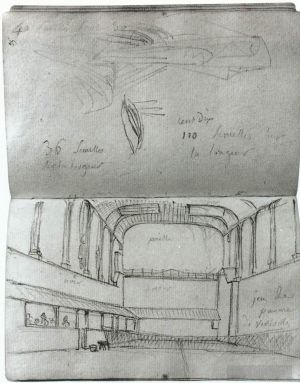 Jacques-Louis David Werk - Blick ins Innere des Tennisplatzes