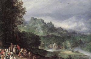 Jan Brueghel the Elder Werk - Ein Flämischer Jahrmarkt, Detail 2