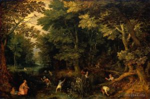 Jan Brueghel the Elder Werk - Latona und die lykischen Bauern