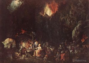 Jan Brueghel the Elder Werk - Versuchung des Heiligen Antonius