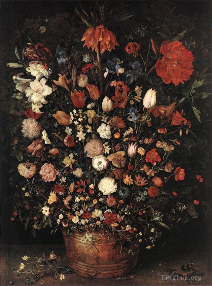 Jan Brueghel the Elder Ölgemälde - Der große Blumenstrauß