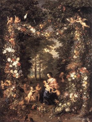 Jan Brueghel the Elder Werk - Die Heilige Familie