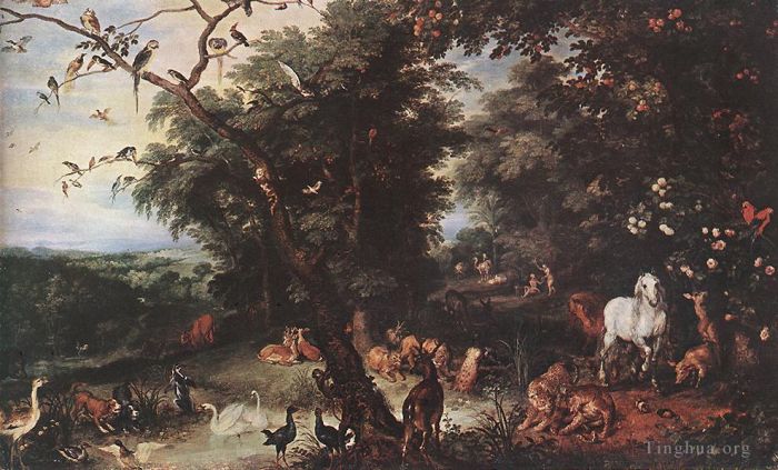 Jan Brueghel the Elder Ölgemälde - Die Erbsünde