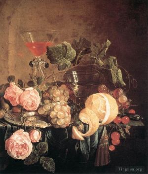 Jan Davidsz de Heem Werk - Stillleben mit Blumen und Früchten