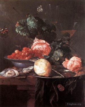 Jan Davidsz de Heem Werk - Stillleben mit Früchten 1652