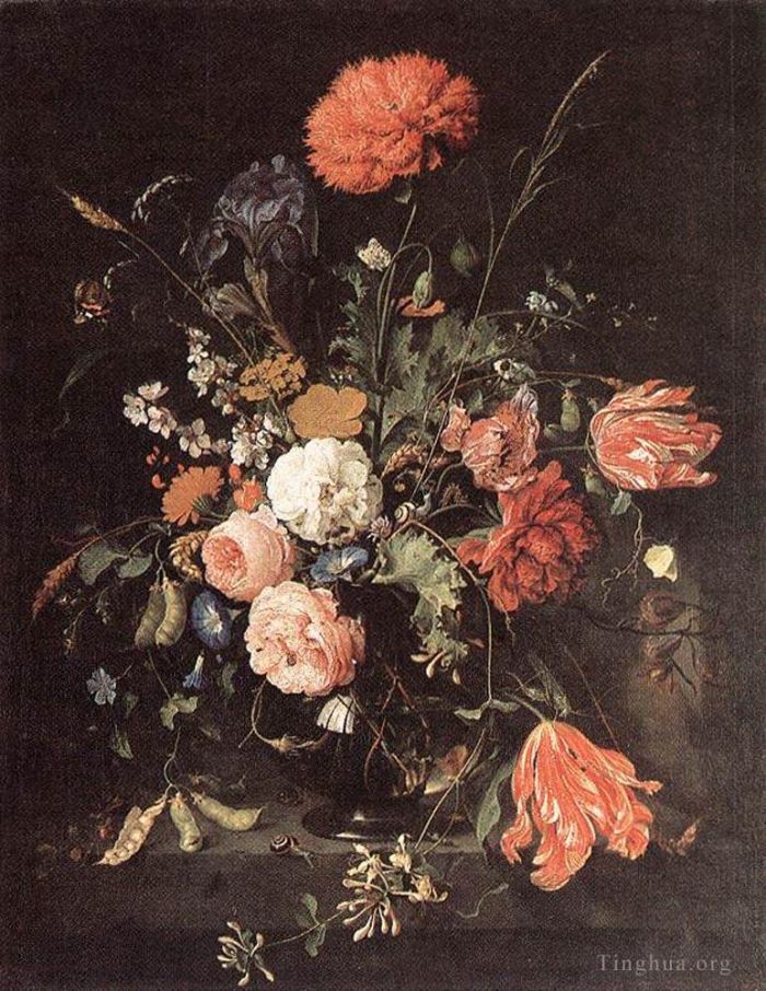 Jan Davidsz de Heem Ölgemälde - Vase mit Blumen 1