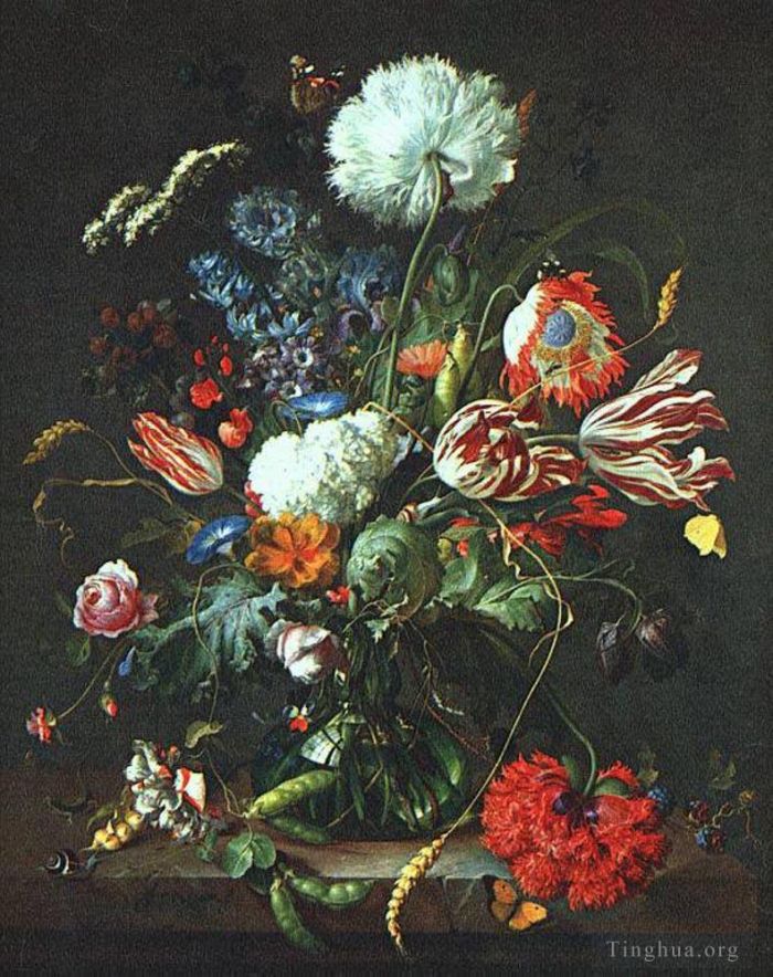 Jan Davidsz de Heem Ölgemälde - Vase mit Blumen