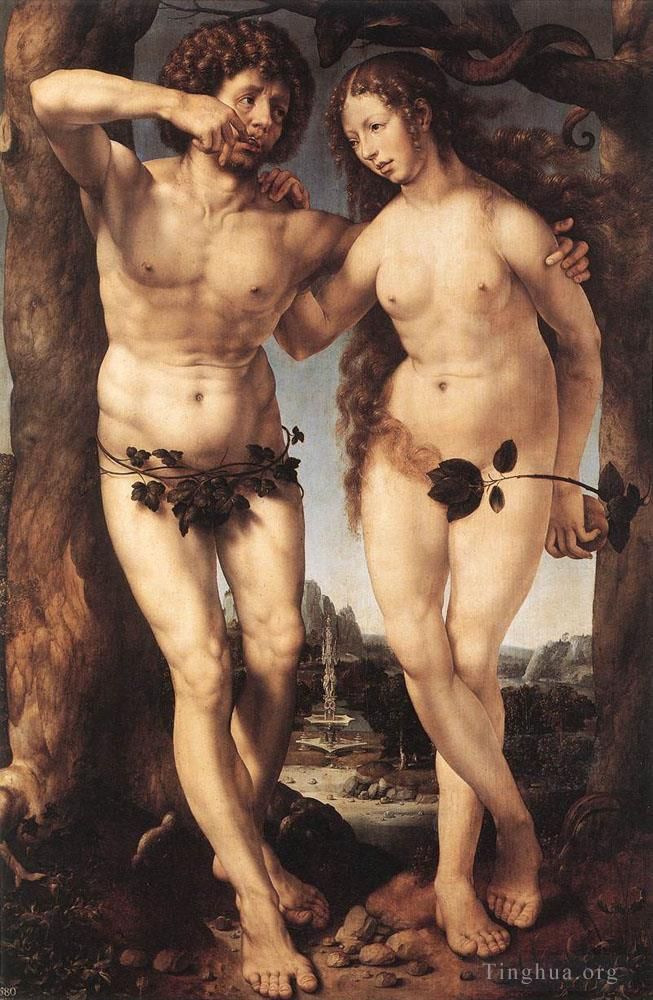 Jan Gossaert Ölgemälde - Adam und Eva