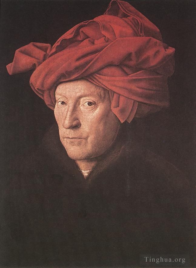 Jan van Eyck Ölgemälde - Mann mit Turban